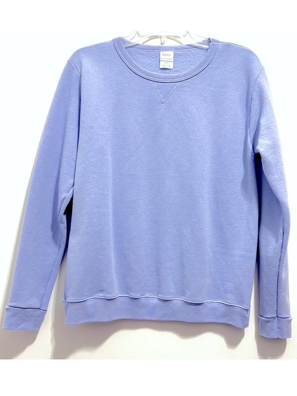 Hanes Women’s Beautiful Blue Lavender Crewneck Sweatshirt